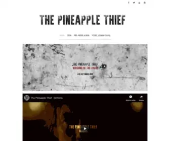 Pineapplethief.com(The Pineapple Thief) Screenshot