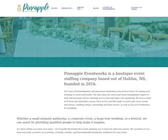 Pineappleworks.ca(Event & Wedding Planning Company Halifax) Screenshot