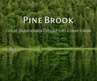 Pinebrookpartners.com(Pine Brook Partners) Screenshot