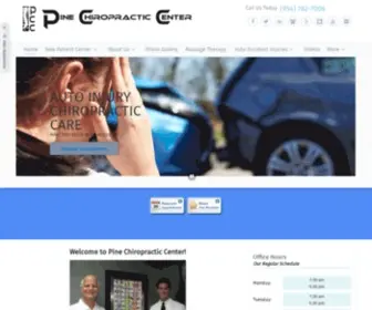 Pinechiropracticcenter.com(Pine Chiropractic Center) Screenshot