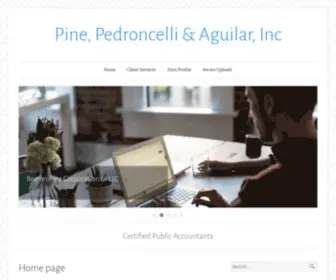 PinecPas.com(Certified Public Accountants) Screenshot