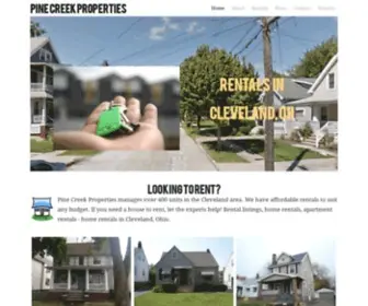 Pinecreekhomes.net(PINE CREEK PROPERTIES) Screenshot