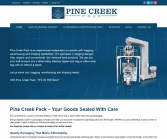 Pinecreekpack.com(Pine Creek Pack) Screenshot