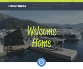 Pineflatlakemarina.com(Home for Pine Flat Lake Marina and Lakeview at Pine Flat) Screenshot