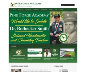 Pineforgeacademy.org(Pine Forge Academy) Screenshot