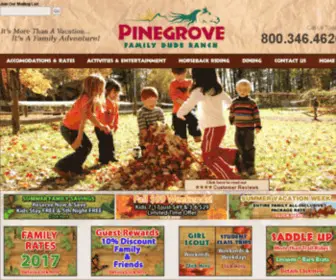 Pinegrove-Ranch.com(Pinegrove Dude Ranch) Screenshot