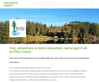 Pinegroveresort.com(Pine Grove Resort Cottages) Screenshot
