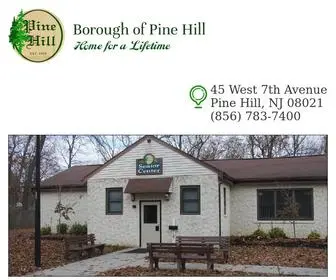 Pinehillboronj.com(Borough of Pine Hill) Screenshot