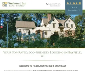 Pinehurstinn.com(Pinehurst Inn Bed & Breakfast) Screenshot