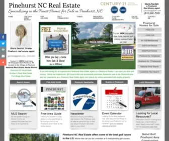 Pinehurstrealestatenc.com(Pinehurst NC Real Estate) Screenshot