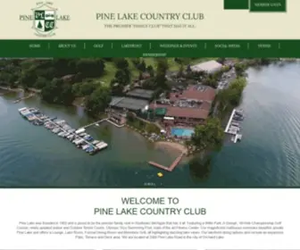 Pinelakecc.com(Pine Lake Country Club) Screenshot