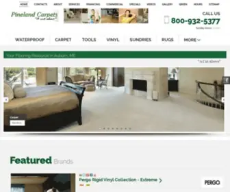 Pinelandcarpets.com(Pineland Carpets) Screenshot