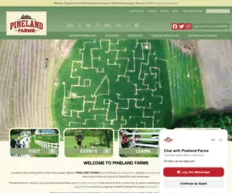 Pinelandfarms.org(Pineland Farms) Screenshot