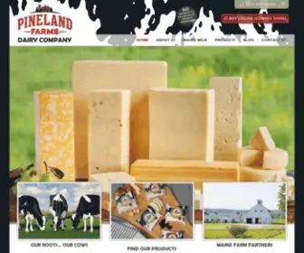 Pinelandfarmsdairy.com(Pineland Farms Dairy) Screenshot
