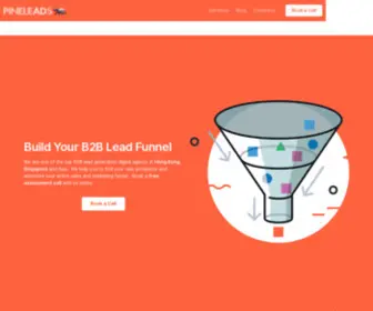 Pineleads.com(PineLeads is an award) Screenshot