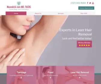 Pinellaslaser.com(Laser Hair Removal Clinic serving St) Screenshot