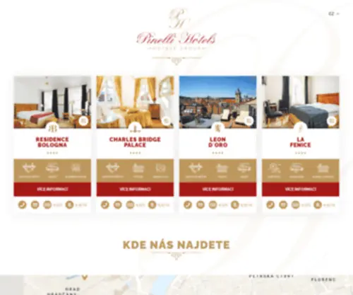 Pinellihotels.com(Pinelli Hotels) Screenshot