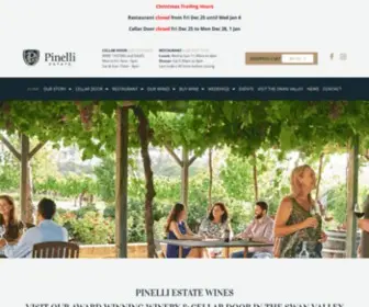 Pinelliwines.com.au(Pinelli Estate) Screenshot