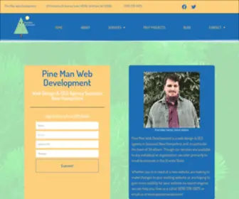 Pinemandev.com(Web Design & SEO Agency Seacoast New Hampshire) Screenshot