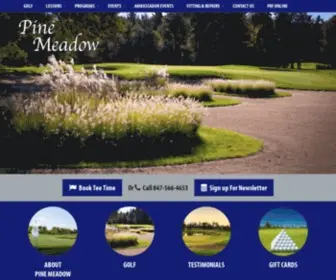 Pinemeadowgc.com(Pine Meadow Golf Club) Screenshot