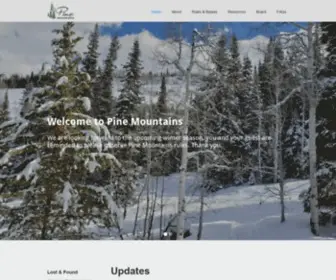 Pinemountains.com(Pine Mtn) Screenshot