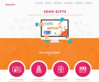 Pineperks.in(Buy and Send Gift Vouchers on Pine Perks) Screenshot