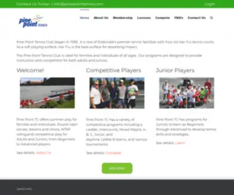 Pinepointtennis.com(Pinepointtennis) Screenshot