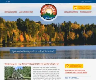 Pinepointwi.com(Clam Lake) Screenshot