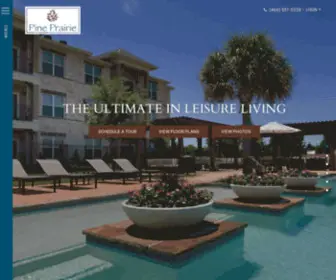 Pineprairieapts.com(Pine Prairie Apartments) Screenshot