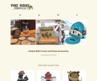 Pineridgeshop.com(Creating unique home decor items) Screenshot