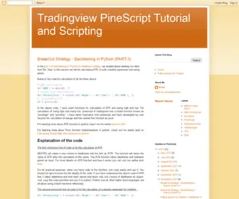 Pinescript.online(Tradingview PineScript Tutorial and Scripting) Screenshot