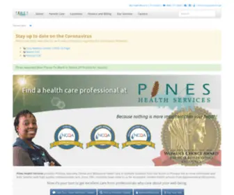 Pineshealth.org(Pines Health Services) Screenshot