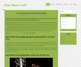 Pineshoregolf.com(Pineshore Golf) Screenshot