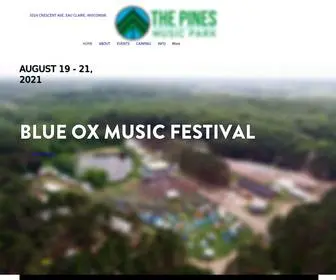 PinesmusicPark.com(The Pines Music Park) Screenshot