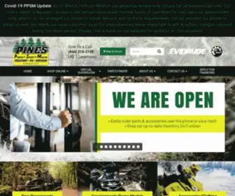 Pinespsm.com(Home Pines Power Sports Marine) Screenshot