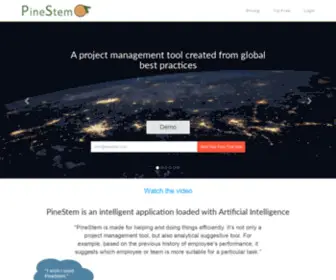 Pinestem.com(Best Project Management Tool) Screenshot