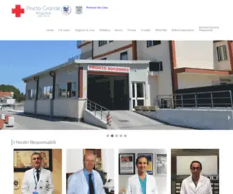 Pinetagrande.it(Pineta Grande Hospital) Screenshot