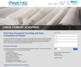 Pinetec.com(Pinetec (Pinehurst Technologies) Screenshot