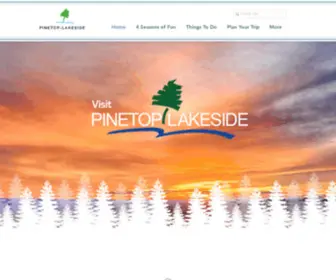 Pinetoplakeside.com(Pinetop Lakeside Economic Development) Screenshot