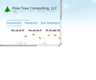 Pinetreecomputing.com(Pine Tree Computing Home) Screenshot