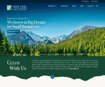 Pinetreeequity.com(Pine Tree Equity l Private Equity for Small Companies) Screenshot