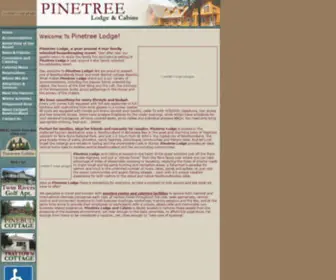 Pinetreelodge.ca(Accommodations In Eastport Newfoundland) Screenshot