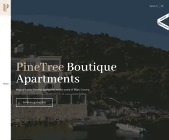 Pinetreemljet.com(PineTree Boutique Apartments) Screenshot