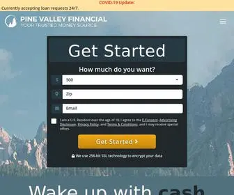 Pinevalleyfinancial.com(Pine Valley Financial) Screenshot