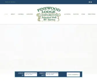 Pinewoodlodge.com(Nestled in the Pines) Screenshot