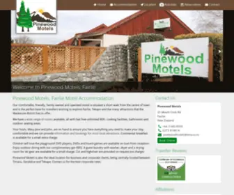 Pinewoodmotels.co.nz(Pinewood Motels) Screenshot