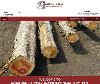 Pinewoodsuppliers.net(AGARWALLA TEAK INTERNATIONAL PVT. LTD) Screenshot