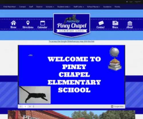 Pineychapelelementary.org(Piney Chapel Elementary School) Screenshot