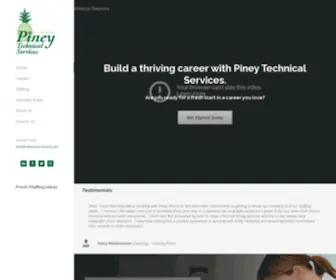 Pineytechnical.com(Fresh Staffing Ideas) Screenshot