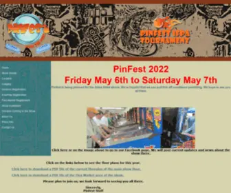 Pinfestival.com(PinFest 2013 Spring Pinball Show) Screenshot